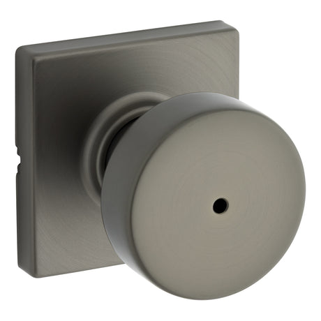Kwikset 730PSKSQT Pismo Knob in Satin Nickel