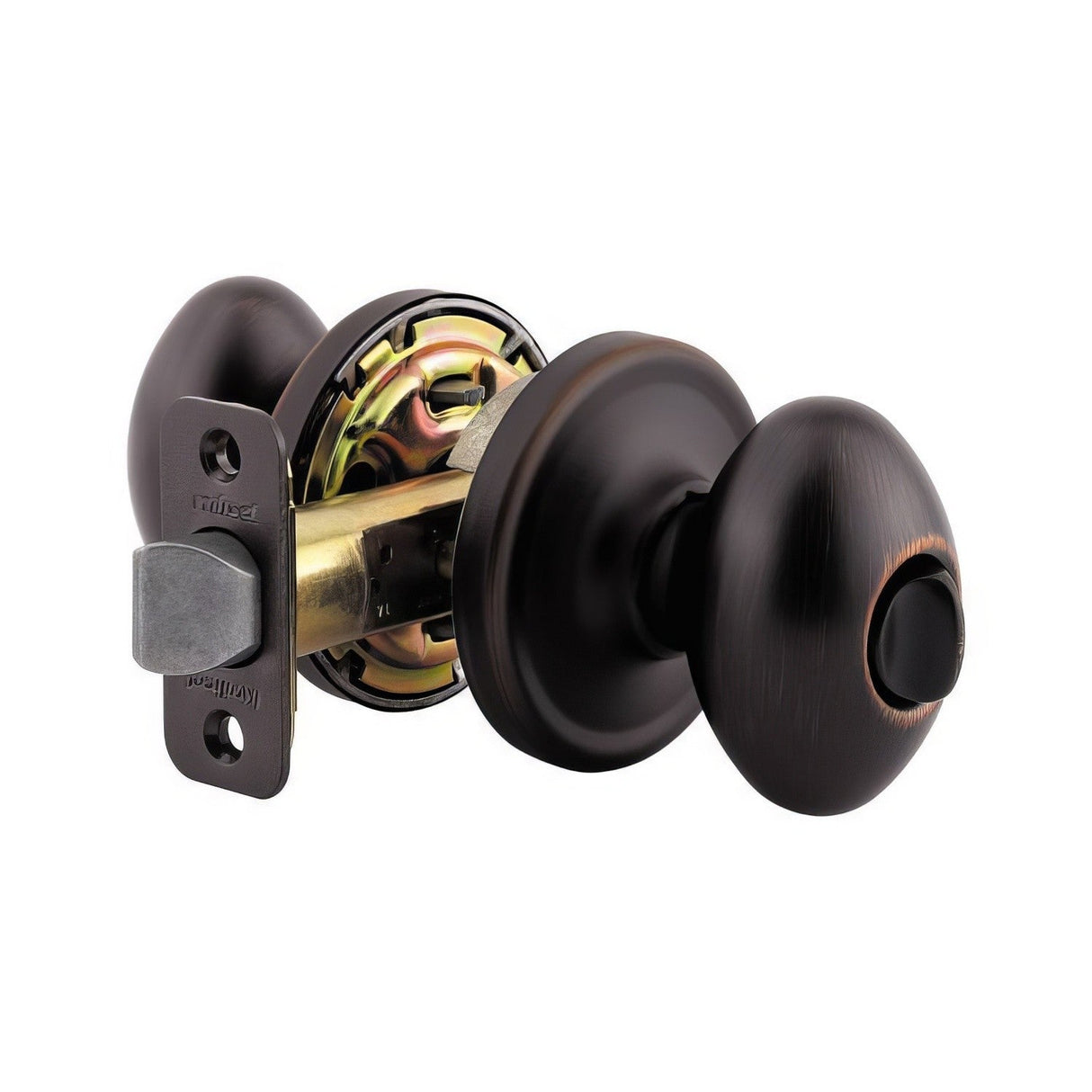 Kwikset 730L-15 satin nickel privacy door knob