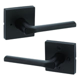 Kwikset 730LSLSQT-514 iron black privacy door lever