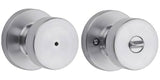 Kwikset 730PSKRDT-26D satin chrome privacy door knob