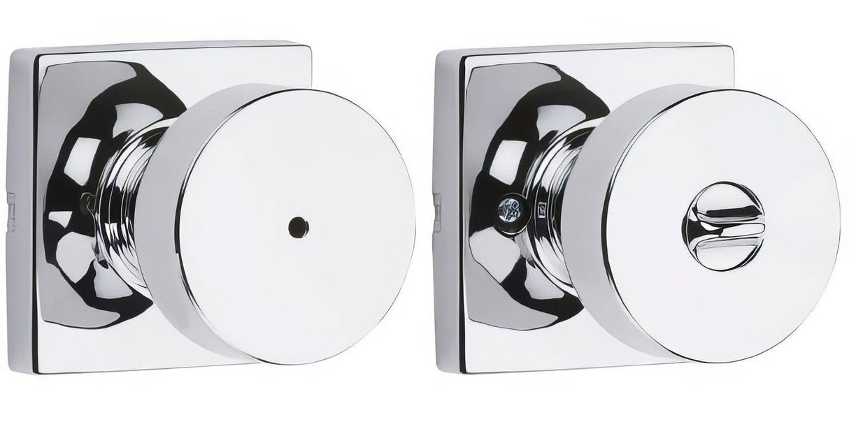 Kwikset 730PSKSQT-26 bright chrome privacy door knob