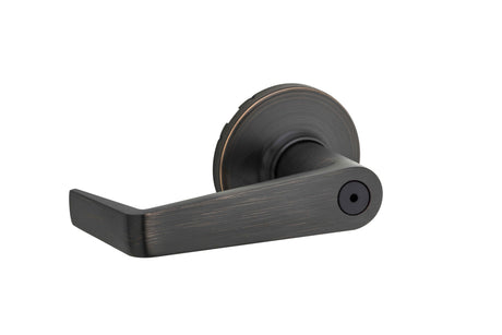 Kwikset 733KNL Kingston Lever Light Commercial Privacy Door Lock in Venetian Bronze