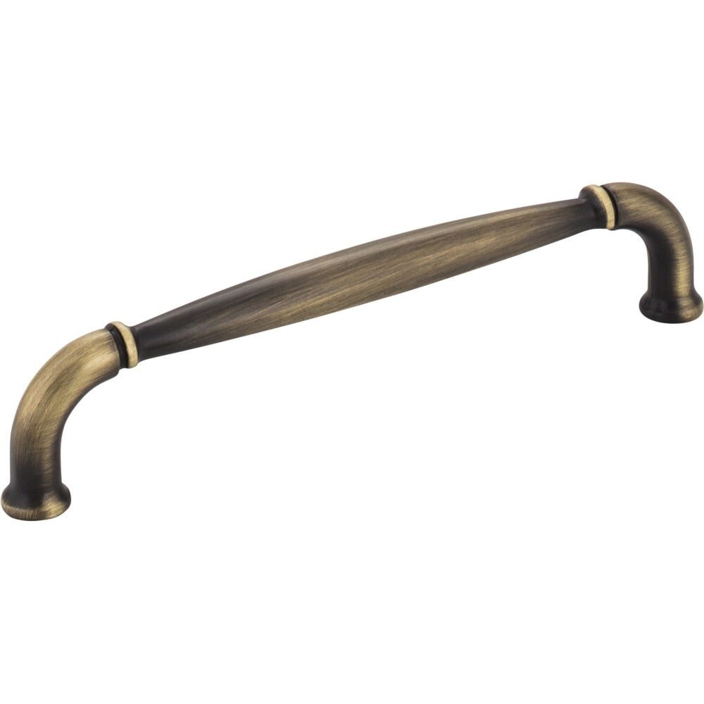 Jeffrey Alexander 737-128ABSB antique brushed satin brass cabinet drawer pull