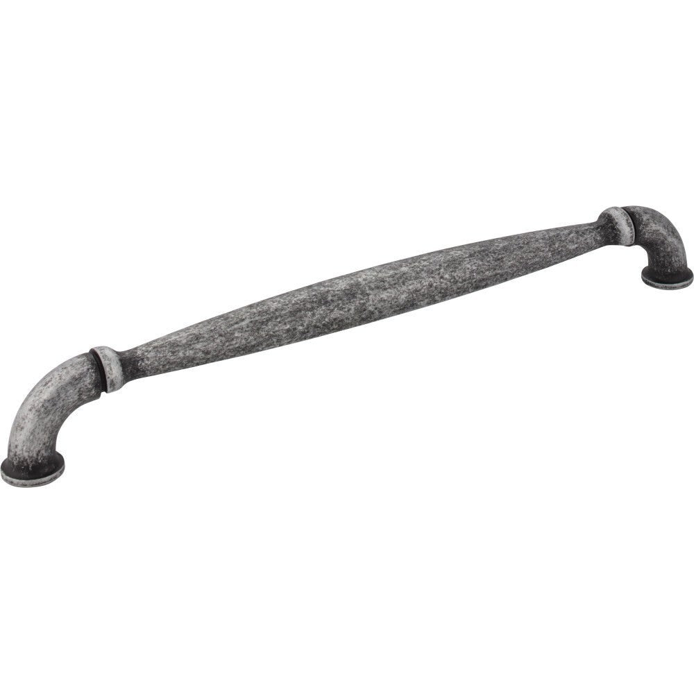 Jeffrey Alexander 737-12SIM distressed antique silver cabinet pull / appliance pull