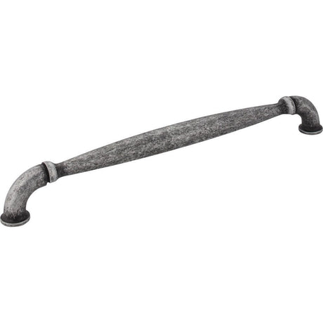Jeffrey Alexander 737-12SIM distressed antique silver cabinet pull / appliance pull