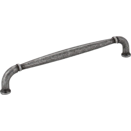 Jeffrey Alexander 737-160SIM distressed antique silver cabinet drawer pull