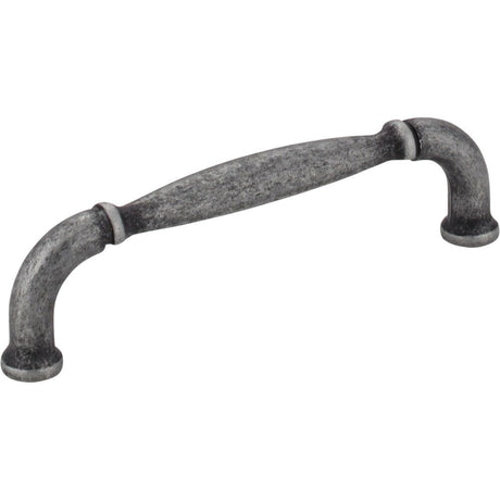 Jeffrey Alexander 737-96SIM distressed antique silver cabinet drawer pull