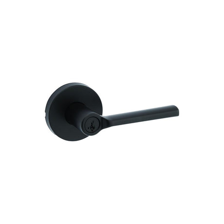 Kwikset 740LSLRDT Lisbon Lever in Matte Black