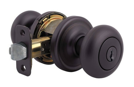 Kwikset 740H-15 satin nickel keyed entry door knob