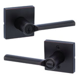 Kwikset 740LSLSQT-11PS venetian bronze keyed entry door lever