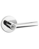 Kwikset 740MILRDT-26S polished chrome passage door lever