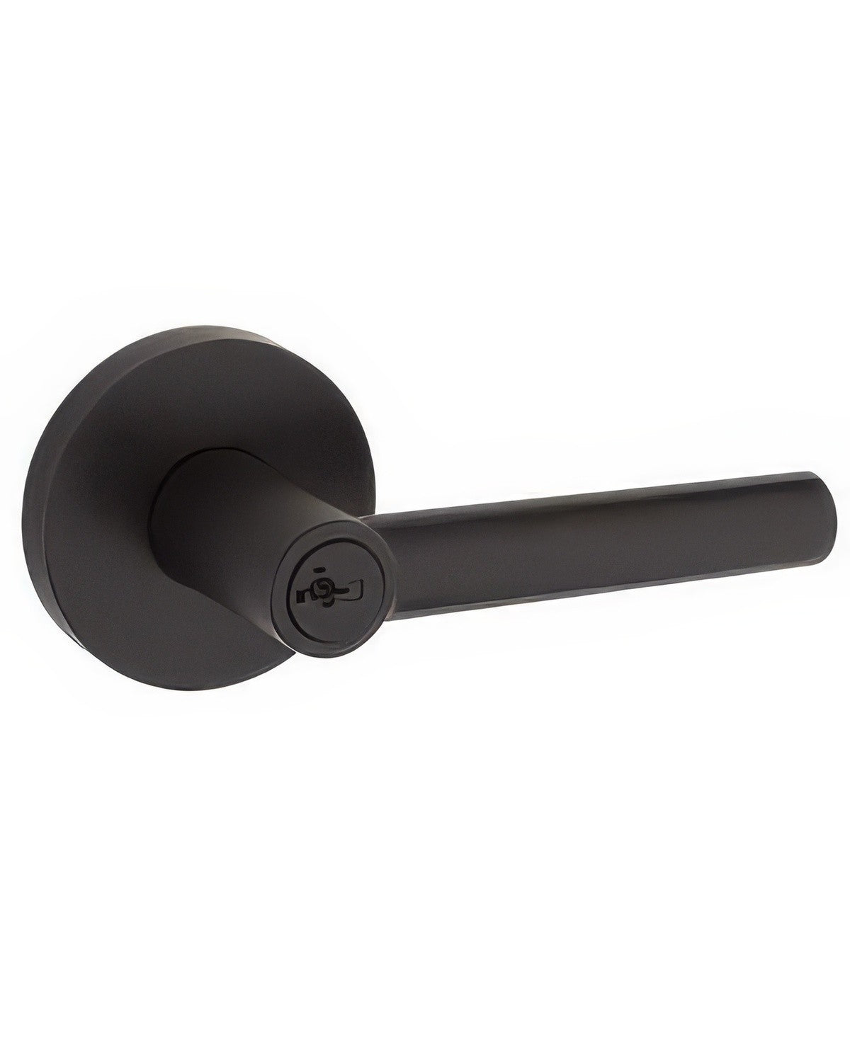 Kwikset 740MILRDT-514S iron black passage door lever
