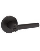 Kwikset 740MILRDT-514S iron black passage door lever