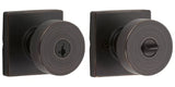 Kwikset 740PSKSQT-11PS venetian bronze keyed entry door knob