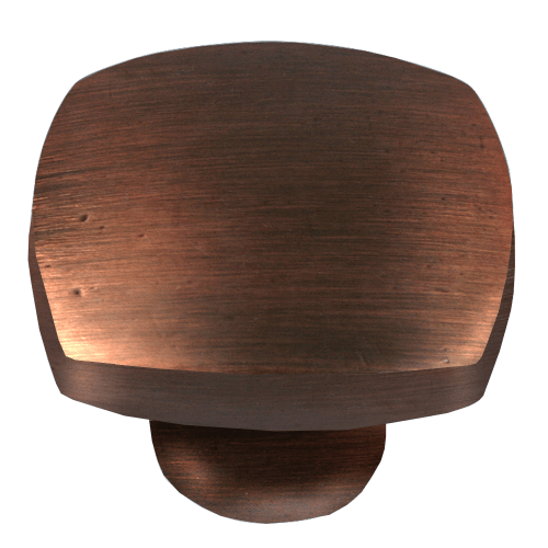 Laurey 74477 744 Aventura 1-1/2" Zinc Square Cabinet Knob Venitian Bronze