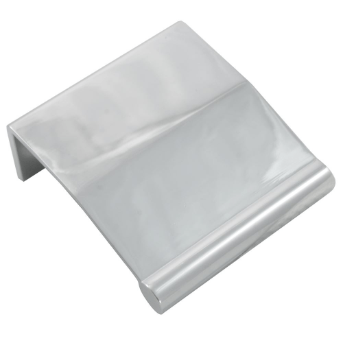Laurey 74826 748 C/C - Contempo 1.22" Zinc Edge Cabinet Pull Polished Chrome