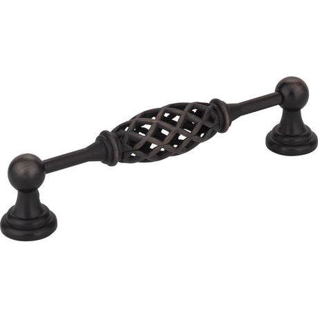 Jeffrey Alexander 749-128B-DBAC Tuscany cabinet drawer pull, additional view