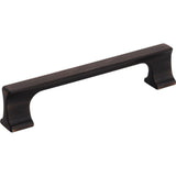 Jeffrey Alexander 752-128DBAC brushed oil rubbed bronze cabinet drawer pull