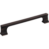 Jeffrey Alexander 752-160DBAC brushed oil rubbed bronze cabinet drawer pull