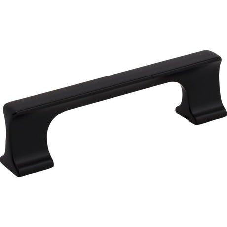 Jeffrey Alexander 752-96MB matte black cabinet drawer pull