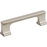 Jeffrey Alexander 752-96SN satin nickel cabinet drawer pull