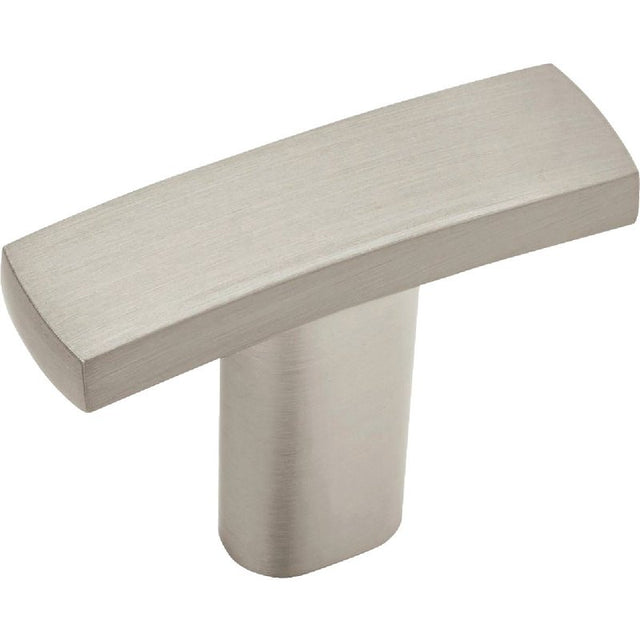 Amerock 6PK37320G10 Valor 1-1/2 inch (38mm) Length Satin Nickel Cabinet Knob - 6 Pack