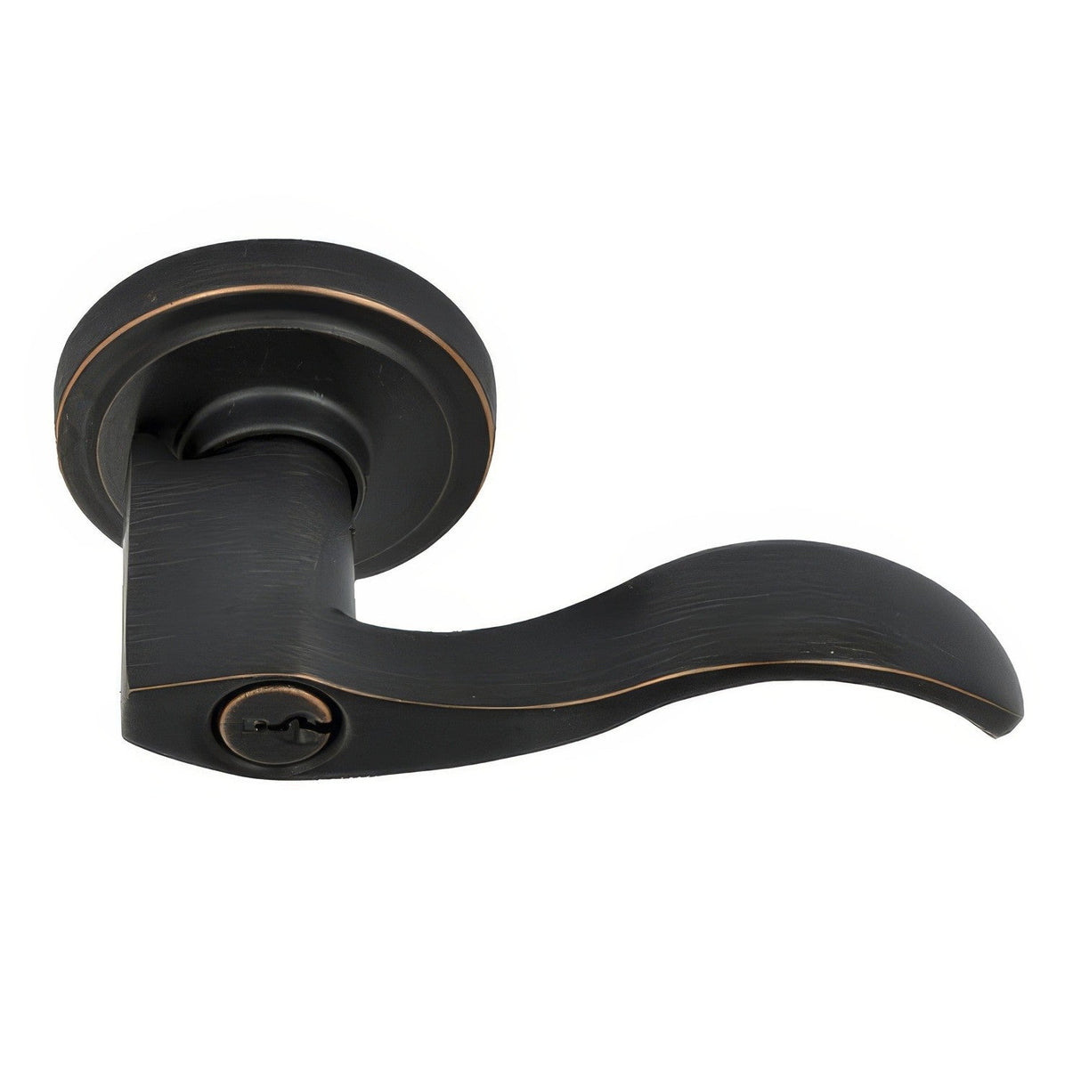 Better Home Products 75511DBLT Twin Peaks keyed entry keyed entry door lever, additional view
