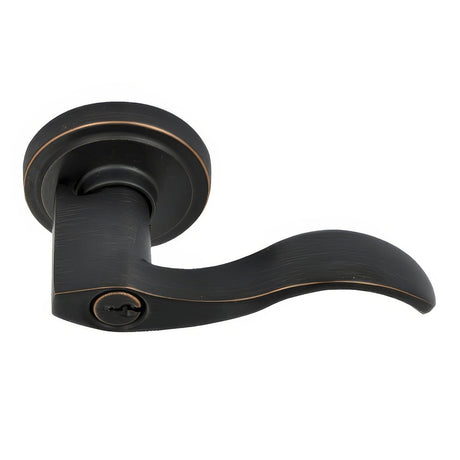 Better Home Products 75511DBRT dark bronze keyed entry door lever