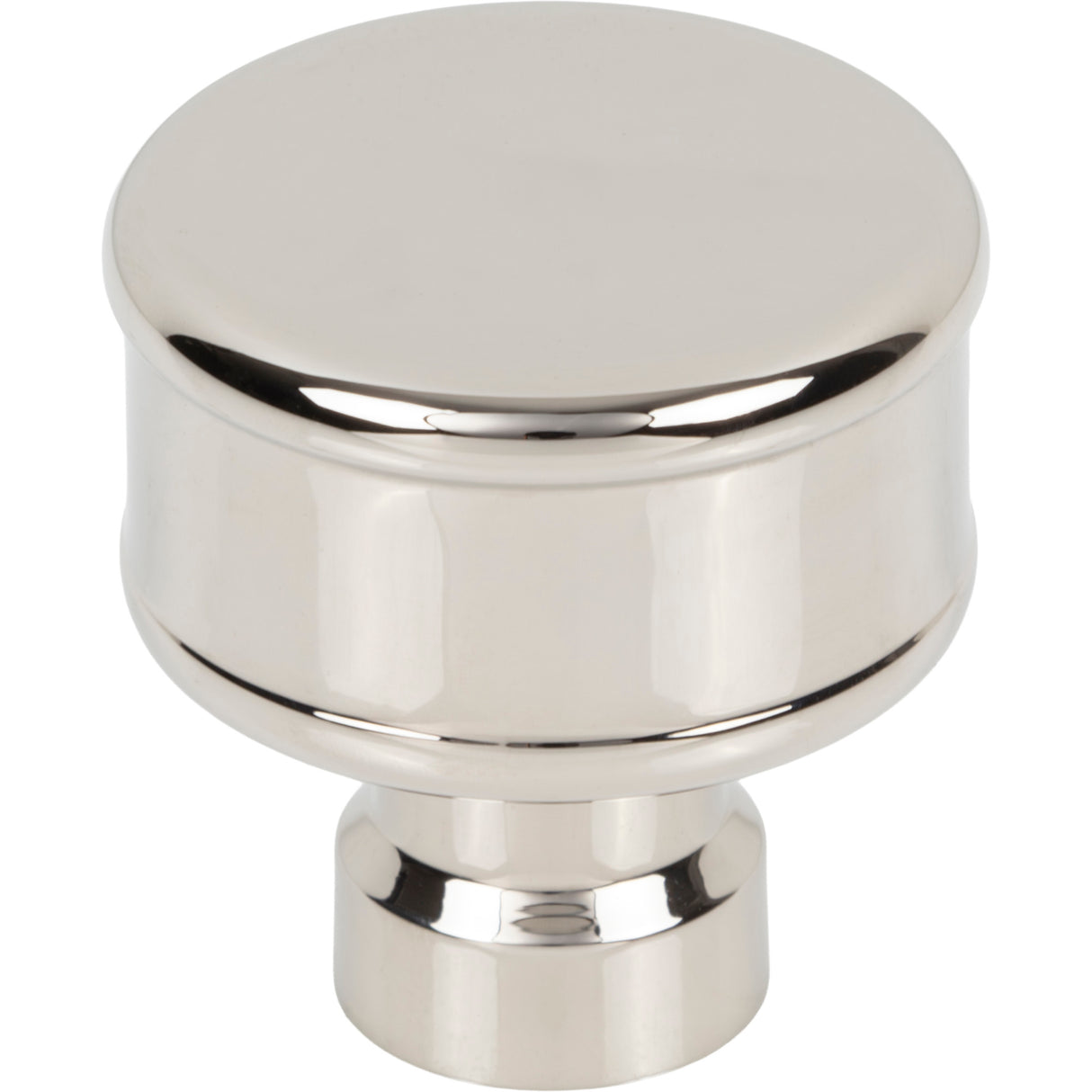 Top Knobs TK3411PN Lavington 1 1/4" Length Round Knob Polished Nickel