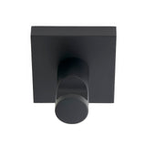 Better Home Products 7601BLK matte black single robe hook