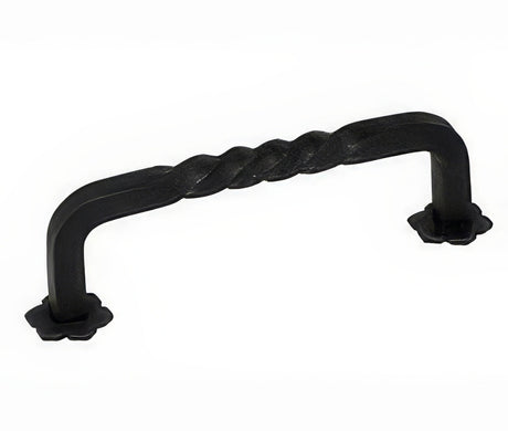 Emtek 76022FBS flat black drawer cabinet pull