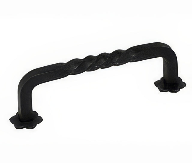 Emtek 76022FBS flat black drawer cabinet pull