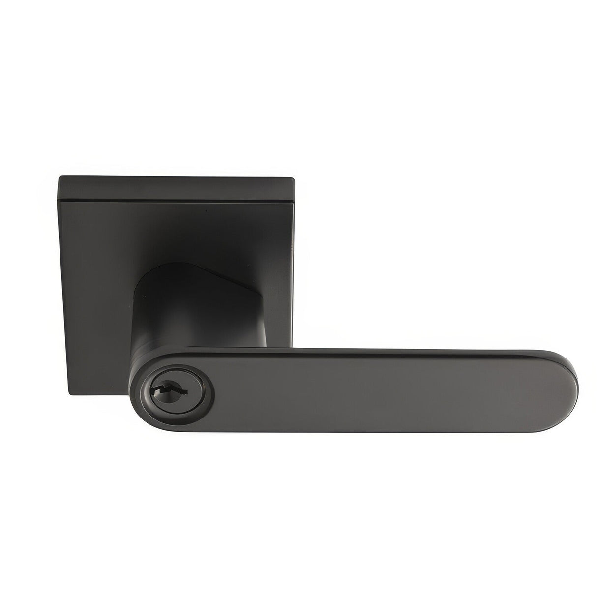 Better Home Products 76544BLK matte black keyed entry door lever