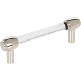 Jeffrey Alexander 775-96NI polished nickel cabinet drawer pull