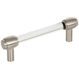 Jeffrey Alexander 775-96SN satin nickel cabinet drawer pull