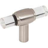 Jeffrey Alexander 775L-SN satin nickel cabinet knob