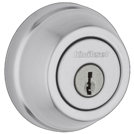 Kwikset 780 Single Cylinder Deadbolt in Satin Nickel