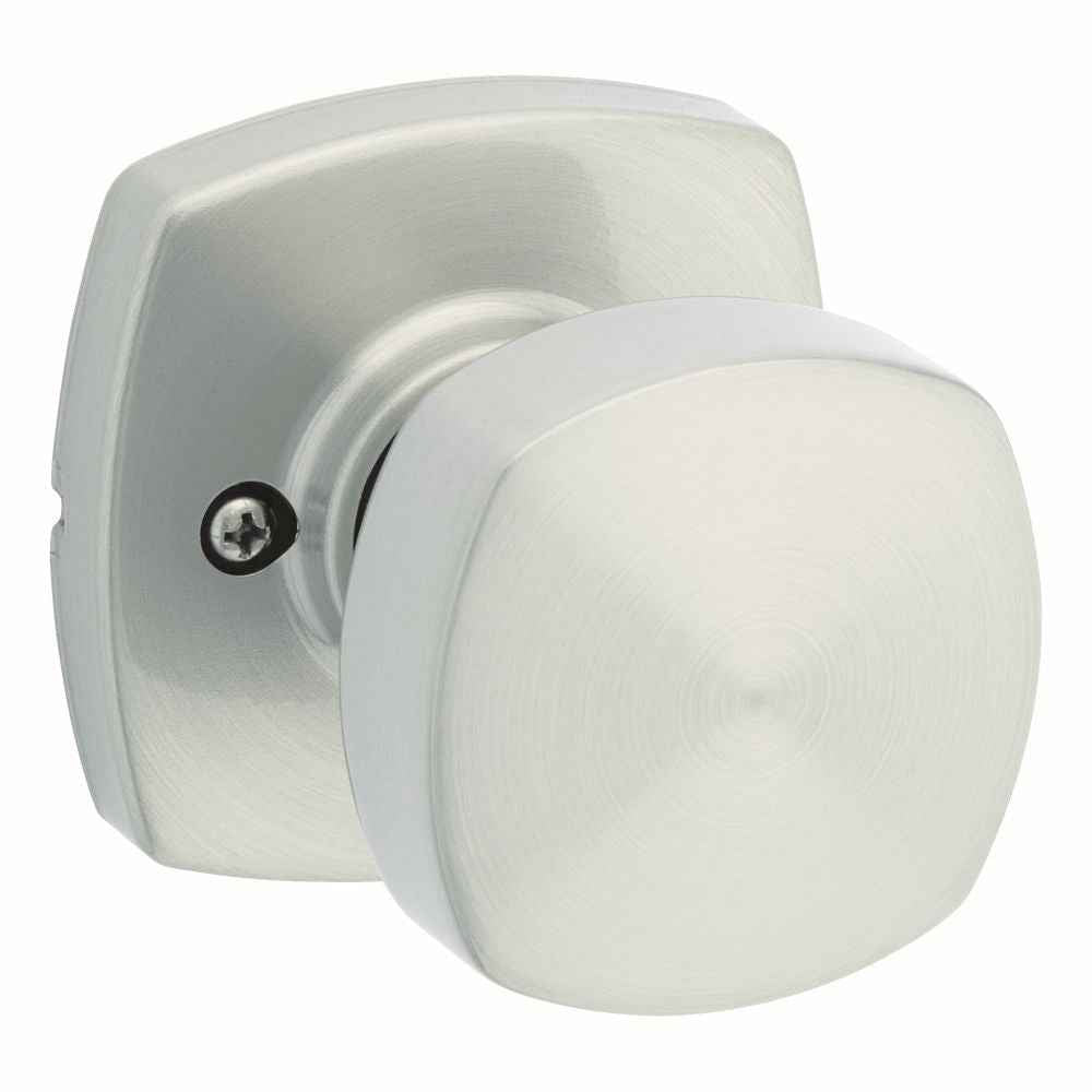 Kwikset Arroyo Half Dummy Door Knob in Satin Nickel