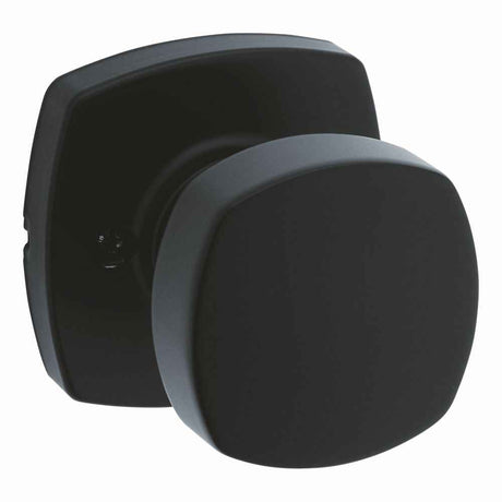 Kwikset Arroyo Half Dummy Door Knob in Matte Black