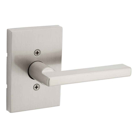Kwikset Halifax Half Dummy Door Lever in Satin Nickel