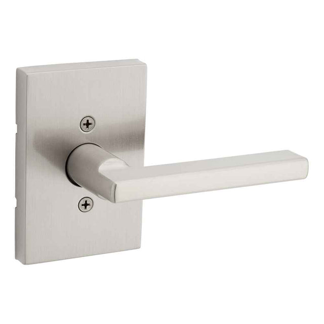 Kwikset Halifax Half Dummy Door Lever in Satin Nickel