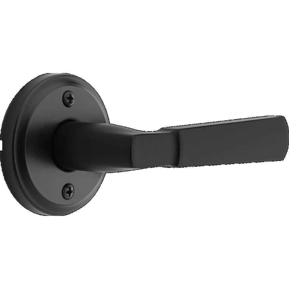 Kwikset Perth Half Dummy Door Lever in Matte Black