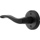 Kwikset Left Hand Sedona Half Dummy Door Lever in Matte Black