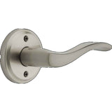 Kwikset Right Hand Sedona Half Dummy Door Lever in Satin Nickel