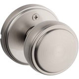 Kwikset Traditional Half Dummy Door Knob in Satin Nickel