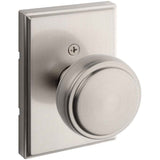 Kwikset Traditional Half Dummy Door Knob in Satin Nickel