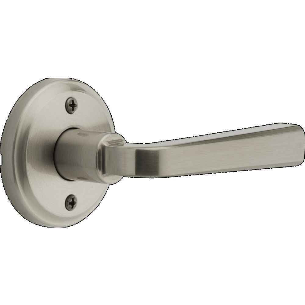 Kwikset Trafford Half Dummy Door Lever in Satin Nickel