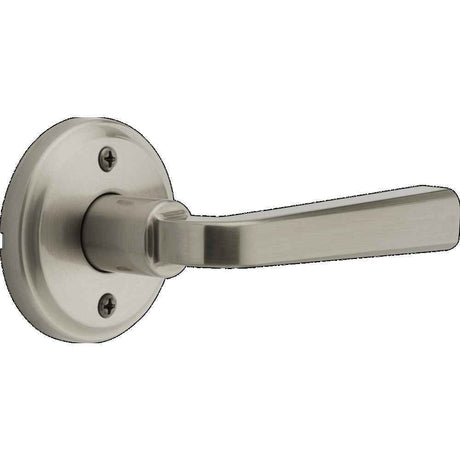 Kwikset Trafford Half Dummy Door Lever in Satin Nickel