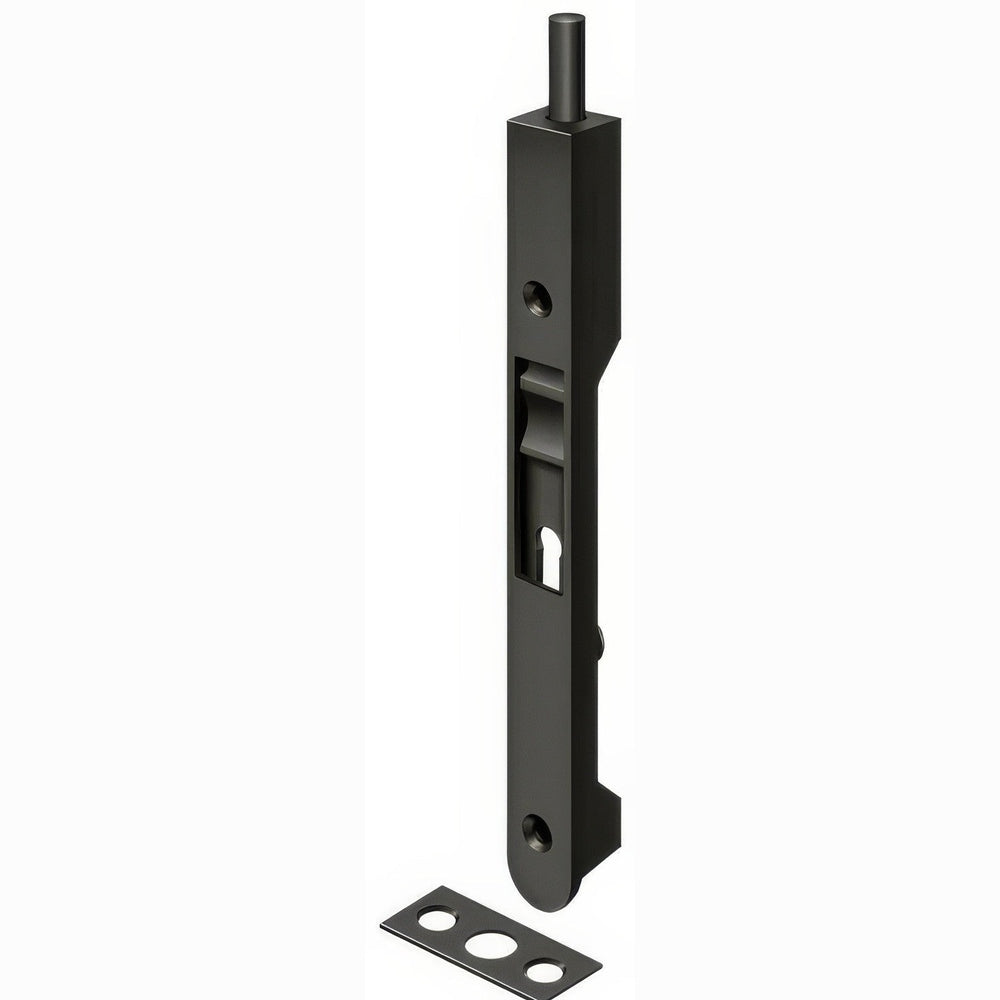 Deltana 7FBR10B oil rubbed bronze flush bolt