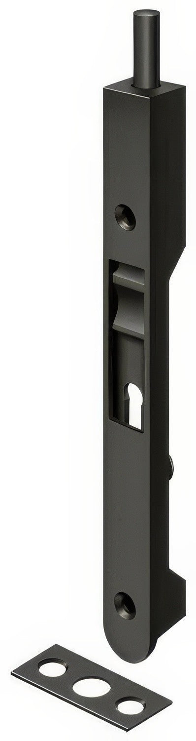 Deltana 7FBR10B flush bolt, additional view